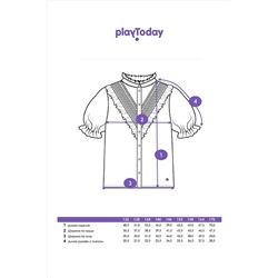 Блузка PLAYTODAY, 1128154
