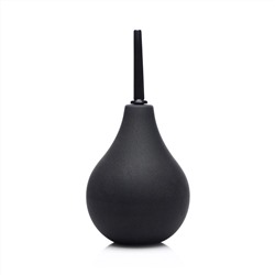 Черный анальный душ Thin Tip Enema Bulb