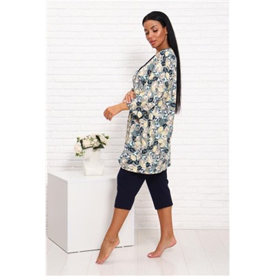 №129 Костюм с бриджами MAX (Синий)