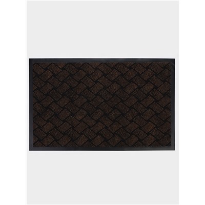 УЦЕНКА Коврик влаговпитывающий 50×80 см «КРАФТ» цвет коричневый МИКС