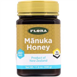 Flora, Мед манука, MGO 250+, 500 г (17,6 унции)