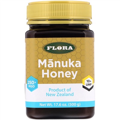 Flora, Мед манука, MGO 250+, 500 г (17,6 унции)