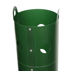 Клумба вертикальная «Цветочная колонна», d=17 см, высота бортика 70 см, зелёная