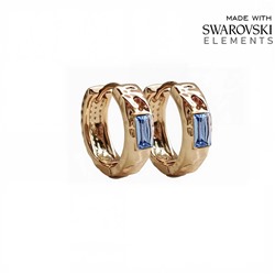 Серьги с кристаллами Swarovski