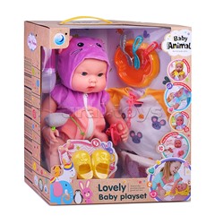 Пупс "Сашенька" с аксессуарами , в коробке