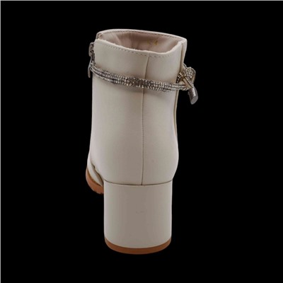 Ботинки на меху 12-4МВ бежевые