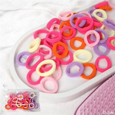 Резинка для волос набор 50 штук / N3033-6 /уп 20/100/