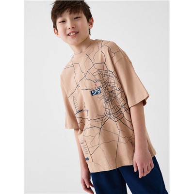 Фуфайка трикотажная для мальчиков (футболка)