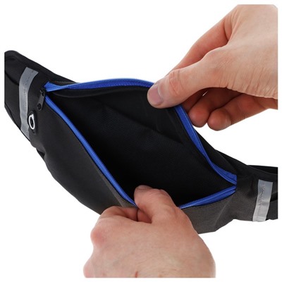 Сумка спортивная на пояс ONLYTOP, 30×9 см, МИКС