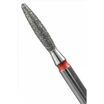 Manita Professional Фреза алмазная пламя тупое для аппаратного маникюра 856.104.244.100.021 ФАПЗ-2,1 10М, красная насечка, ø 2,1 мм, 5 шт. KRISTALLER, 1231196