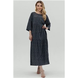 Платье штапель  5872/107/Бирюзовый