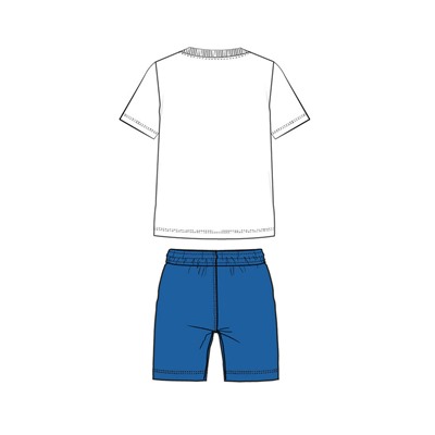 Комплект трикотажный для мальчиков: фуфайка (футболка), шорты