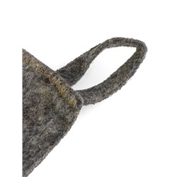 Набор для бани, 3 предмета: шапка, рукавица, коврик, серый, «Добропаровъ»