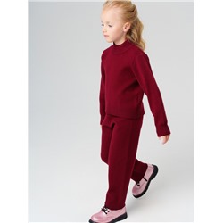 Комплект трикотажный для девочек: джемпер, брюки