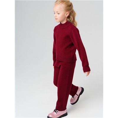 Комплект трикотажный для девочек: джемпер, брюки