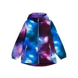 Куртка текстильная с полиуретановым покрытием для девочек (ветровка)