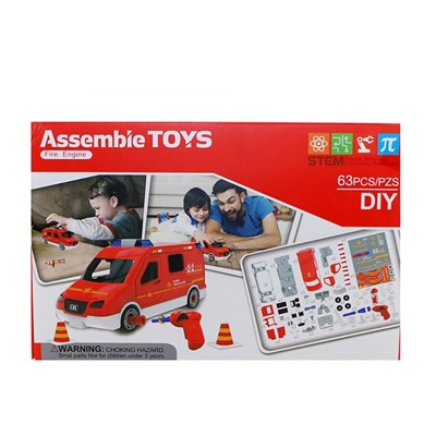 Сборная игрушечная модель с подсветкой и звуковыми эффектами (40x26x9см)