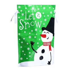 Пакет подарочный новогодний с завязками, «Бенгальские огни», 29×43 см