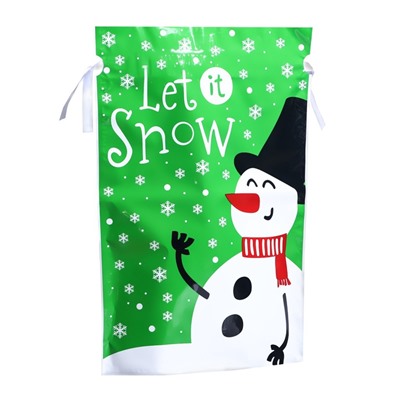 Пакет подарочный новогодний с завязками, «Бенгальские огни», 29×43 см