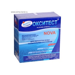 Дезинфицирующее средство  "Окситест" для воды в бассейне, гофроящик,  1,5 кг