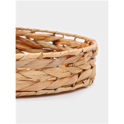 Корзинка для подачи Доляна «Камыш», d=28 см, из соломы