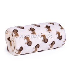 Мягкая игрушка "Лев" с пледом