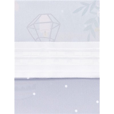 Шторы для кухни с подхватами «Этель» Hygge, 145×180 см, комплект - 2 шт.