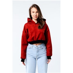 Свитшот 4 оверсайз короткий (Терракот)