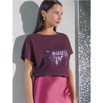 VILATTE Футболка D49.133