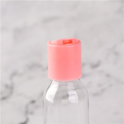 Набор для хранения, в футляре, 8 предметов, прозрачный/розовый