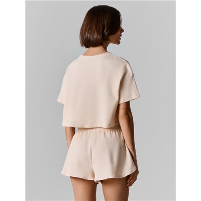 КОМПЛЕКТ ЖЕНСКИЙ (ДЖЕМПЕР, ШОРТЫ) 592608