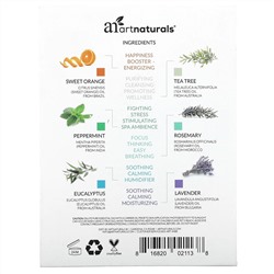 Artnaturals, Top 6 Essential Oils Set, 6 Piece Set, .33 fl oz (10 ml) Each