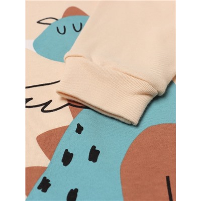 Комбинезон «Крошка Я. Дракоша», рост 62-68 см, бежевый