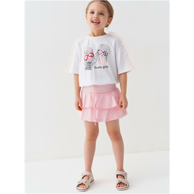 Юбка-шорты трикотажные для девочек