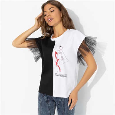 Футболка с лозунгом, Загадочная собеседница