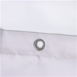 Штора для ванной Доляна «Сумерки» с люверсами, 180×180 см