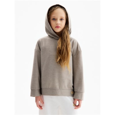 Толстовка детская MINAKU, серая, рост 146 см