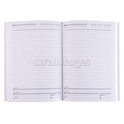 Ежедневник недатированный А5 128л. "Мяч на газоне" 7БЦ,софт-тач, лам,