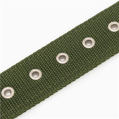 Ошейник «Комфорт», 60×4 см, ОШ 44-54 см, комбинированный, полиэстер, искусственная кожа, зелёный