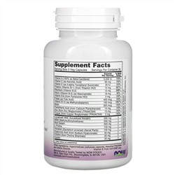 Now Foods, Solutions, для здоровья волос, кожи и ногтей, 90 вегетарианских капсул