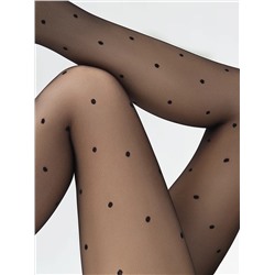 Minimi Колготки LA SFERA SLIM 20 (колготки в средний горошек)