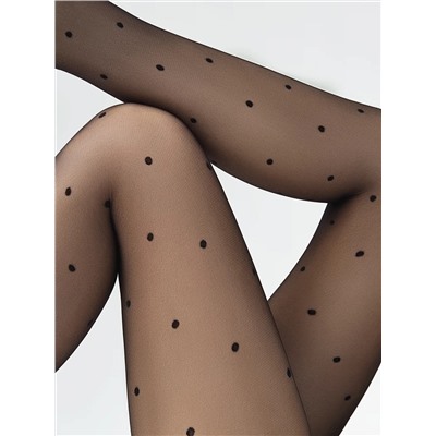 Minimi Колготки LA SFERA SLIM 20 (колготки в средний горошек)