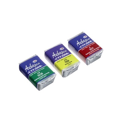 Акварель художественная в кюветах «Гамма. Студия», 24 цвета × 2.5 мл