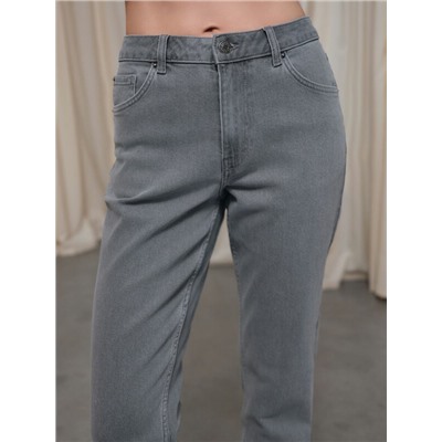 Актуальная коллекция CONTE CON-846 Джинсы mom в пепельном оттенке