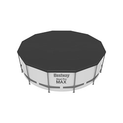 Бассейн каркасный Steel Pro MAX, 457×122 см, фильтр-насос, лестница, тент, круглый, 56438 Bestway