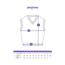 Жилет PLAYTODAY, 1130151