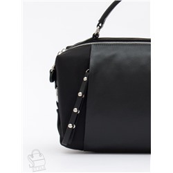 Сумка женская кожаная 189689PE black Polina&Eiterou