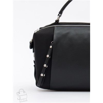 Сумка женская кожаная 189689PE black Polina&Eiterou