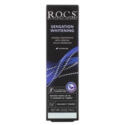 R.O.C.S., отбеливающая зубная паста с сенсационным эффектом, 94 г (3,3 унции)