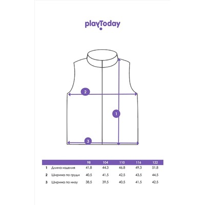 Жилет PLAYTODAY, 1088806